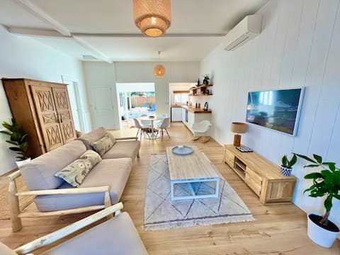 Annonce Airbnb populaire: Newly refurbished character beach house à Mimizan