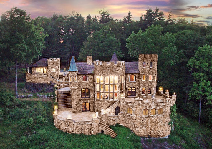 'Highlands Castle' overlooking Lake Castles for Rent in Bolton, New York, United