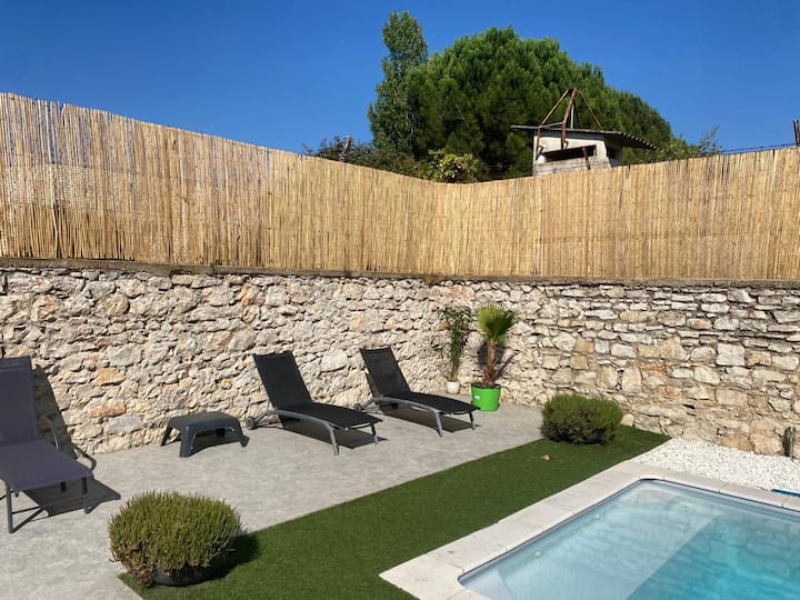 VILLA WITH PRIVATE POOL 15 min BEACHES MONTPELLIER