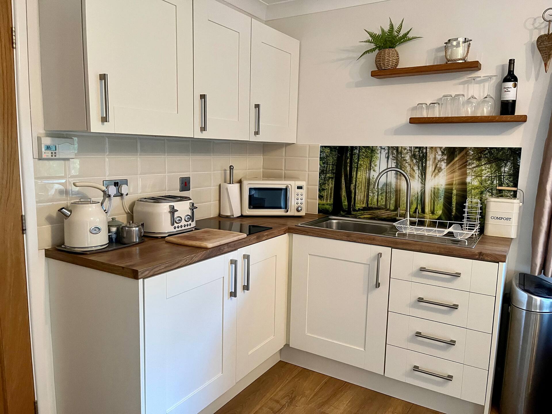 Coastal garden annex with log fire & summer house — photo 3