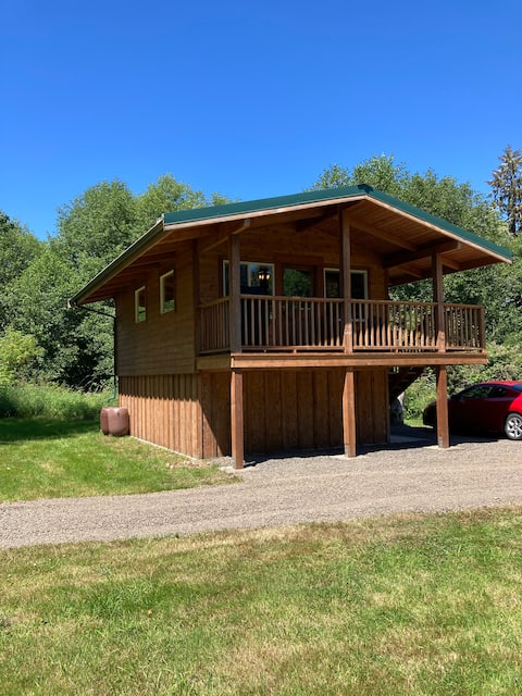 Timber Frame Cabin on Private Riverfront Acreage