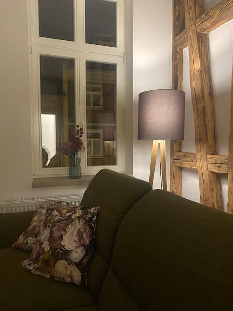 Beliebte Airbnb-Anzeige: Old town jewel: beautiful place with loggia in Blankenburg (Harz)