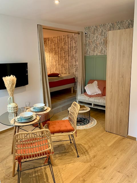Airbnb performant: Natural Suite in the city center with SPA and garden à Jouvence