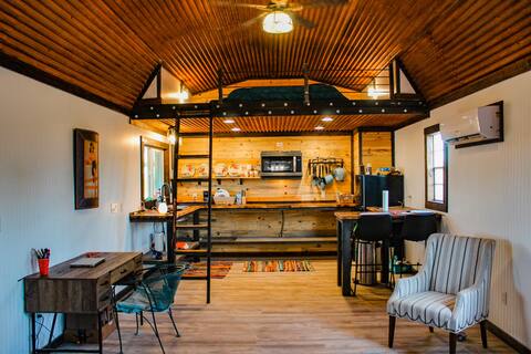 Western experience in delightful tiny home barns.