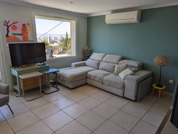 Maison Charmante, Vue Mer, Piscine, Vers Calanques - Marseille