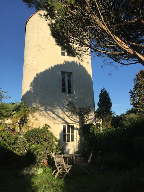 The Moulin d'Esnandes, an 18th century windmill