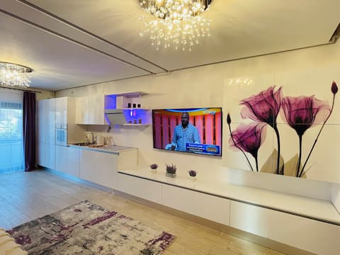 S & S Apartment's Balcony & Terrace Dumbravita