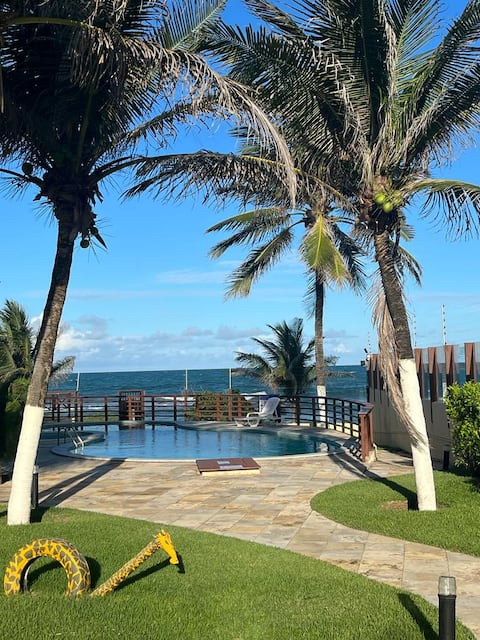 Apartment in a gated condominium beachfront.