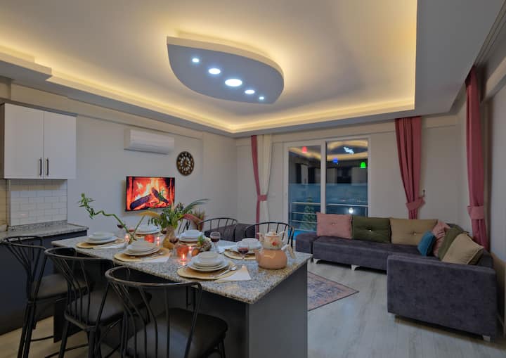 Villa Elif-2 ÇAlış Plaja 5dk Mesafede ÖZel Havuzlu - Fethiye