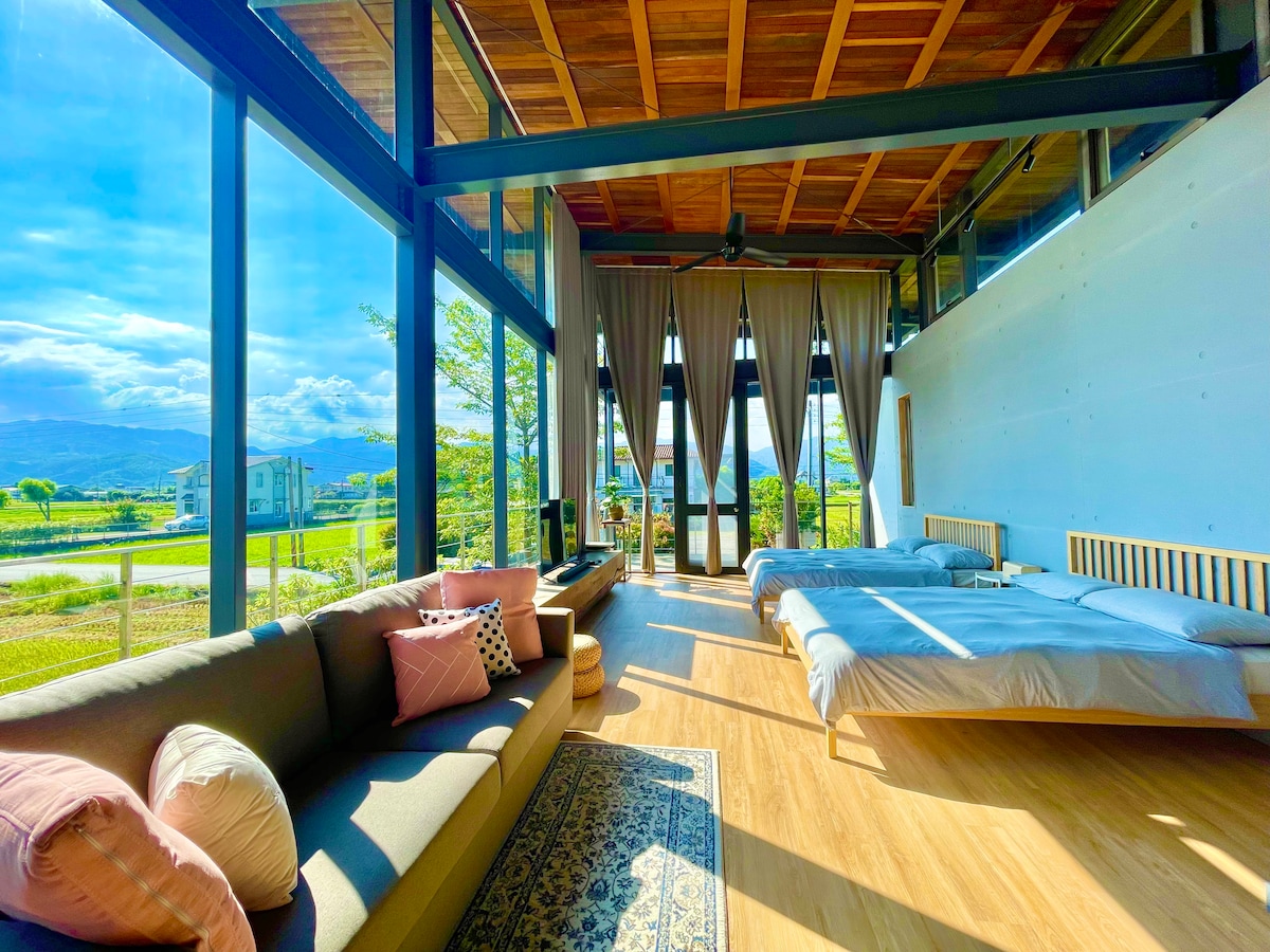 挑高景觀客房，早上起來超開心