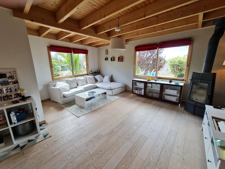 Maison Bois Avec Piscine à 300 M De La Plage. - Landéda