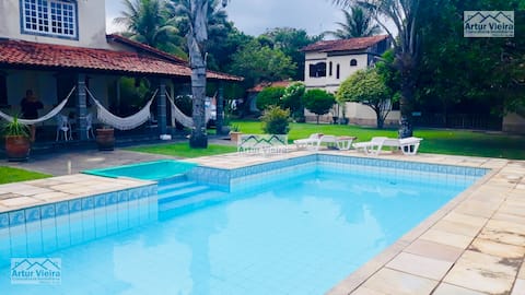 House with Pool and Green Area