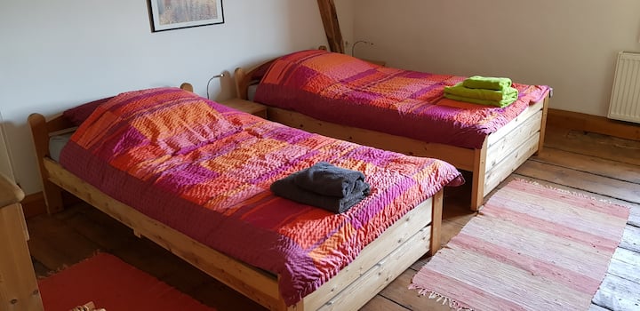 Betten im Schlafzimmer