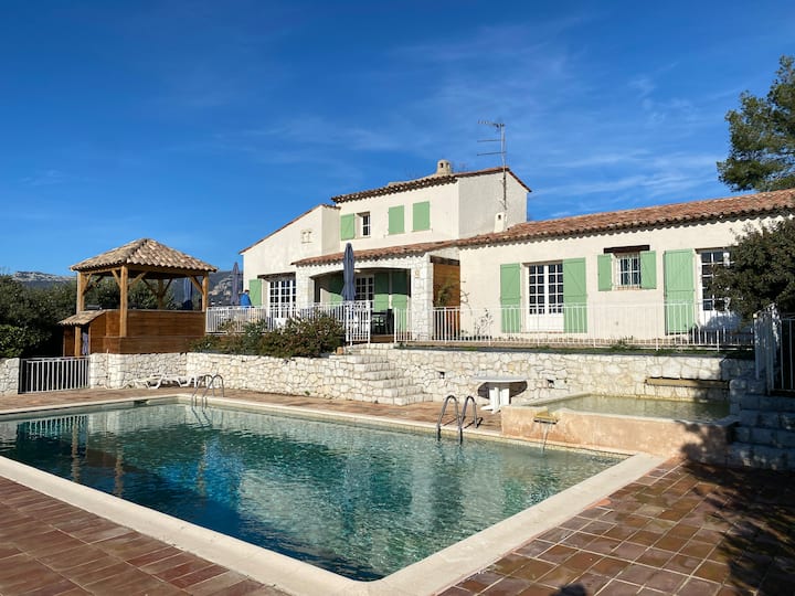 Panorama Des Anges - Vue Mer, 4 Suites Et Piscine - France