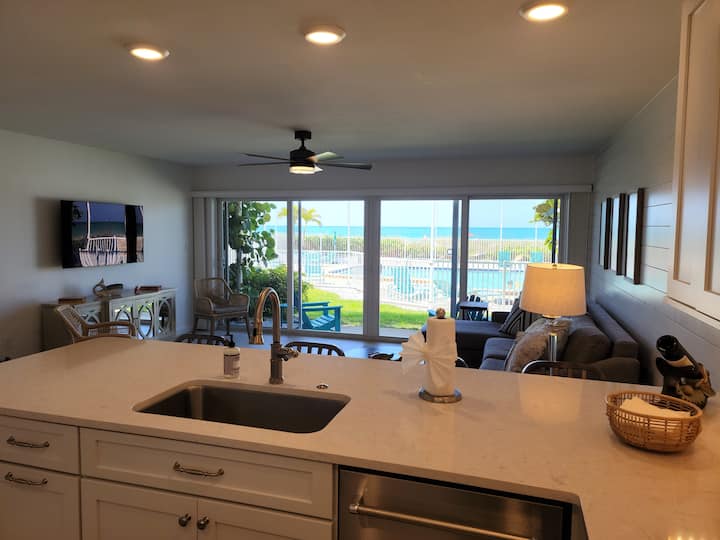 Beachfront 1 bedroom ground floor at Whitney Beach Condominiums for