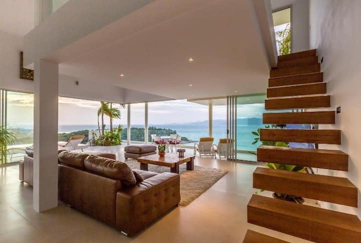 High Quality Spacious Sea View Villa In Choengmon - Ko Pha Ngan