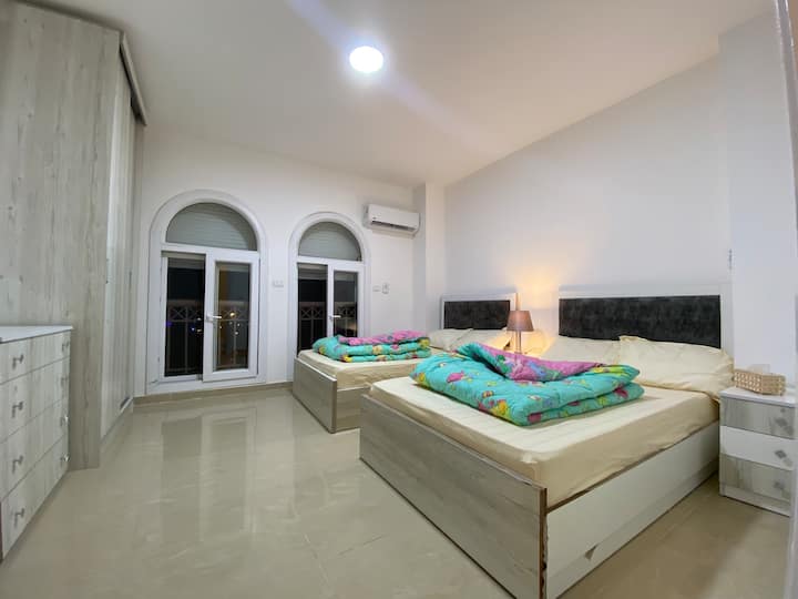 Second bedroom, dimention of each of them 120 cm in size, with automatic windows and a wide view of the garden