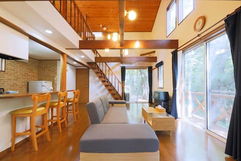 Detached house with atrium/BBQ rental/CLIMB NASU