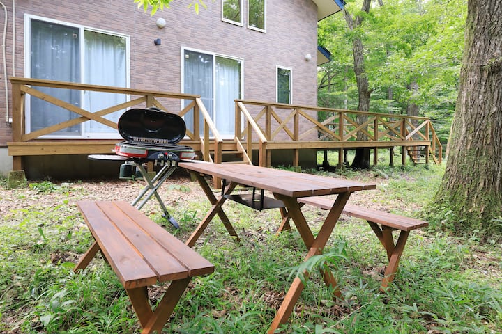 Detached house with atrium/BBQ rental/CLIMB NASU
