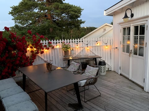 Beautiful summer cottage, short distance to the lake and Kragerø city