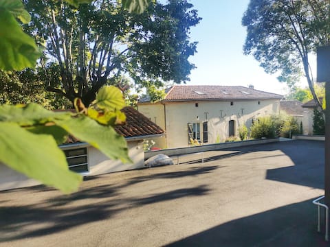 Stone house with swimming pool in Agen.