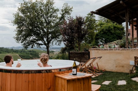 "Lindhouse" Cosy apartment with Jacuzzi Ulivo