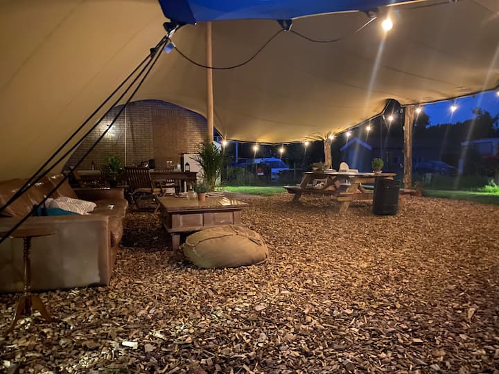 Sfeervolle Belltent 'Boho' - Texel