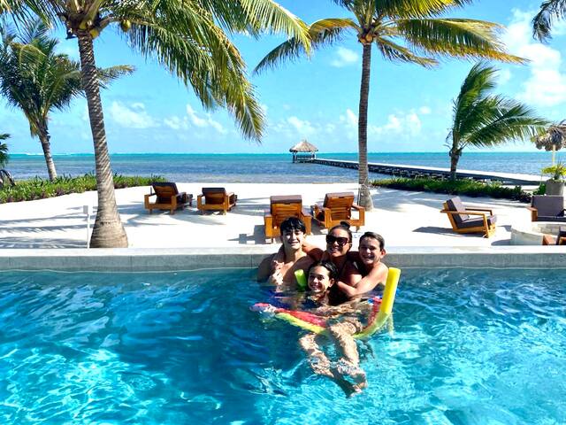 Luxury beachfront home with pool, gym, more! gallery image 2