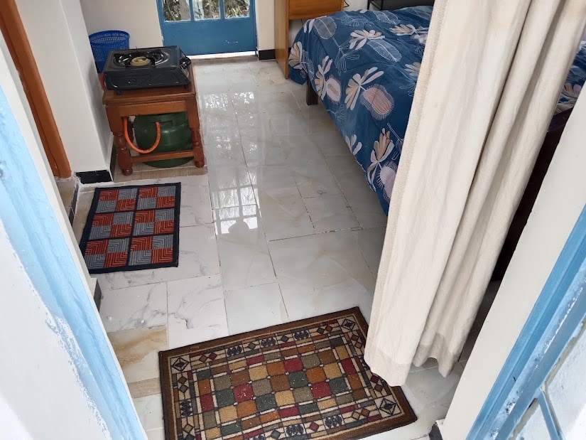 Veľmi útulné. Vynikajúce vzorované dlaždice