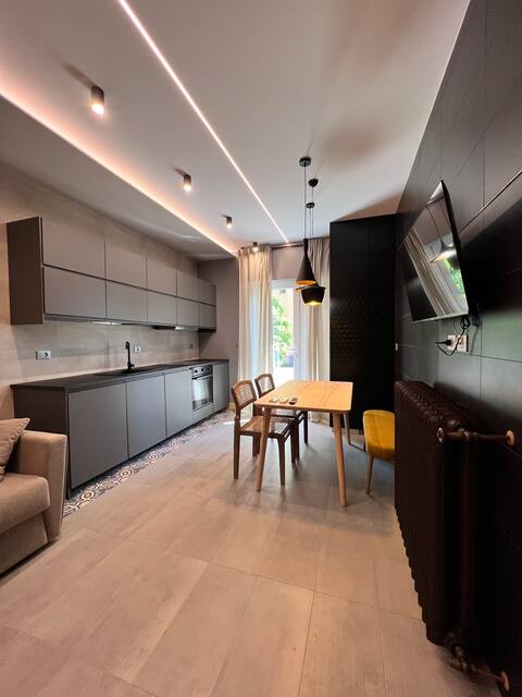 Designer apartment 30 meters from the sea