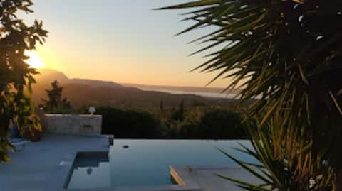 Villa Paradiso, sea view in Gavalochori