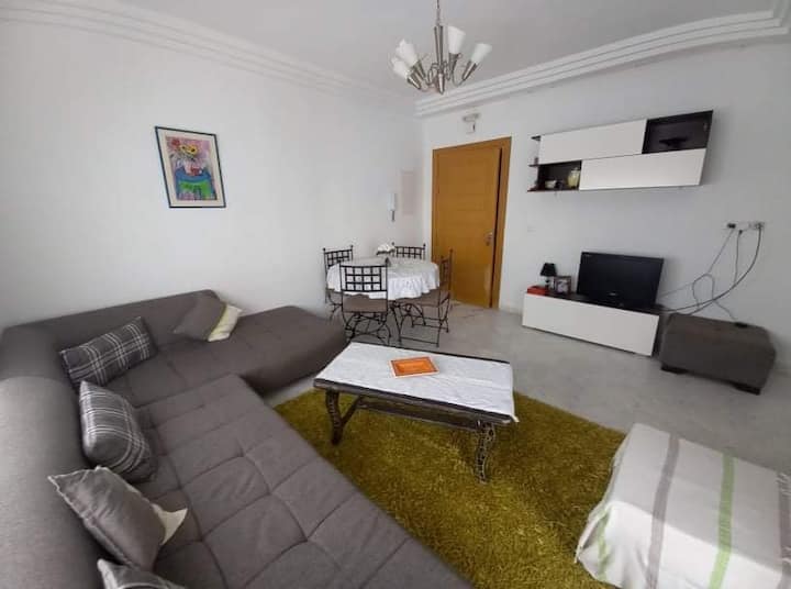 Beautiful apartment with a pool in Hammamet Condominiums for Rent in