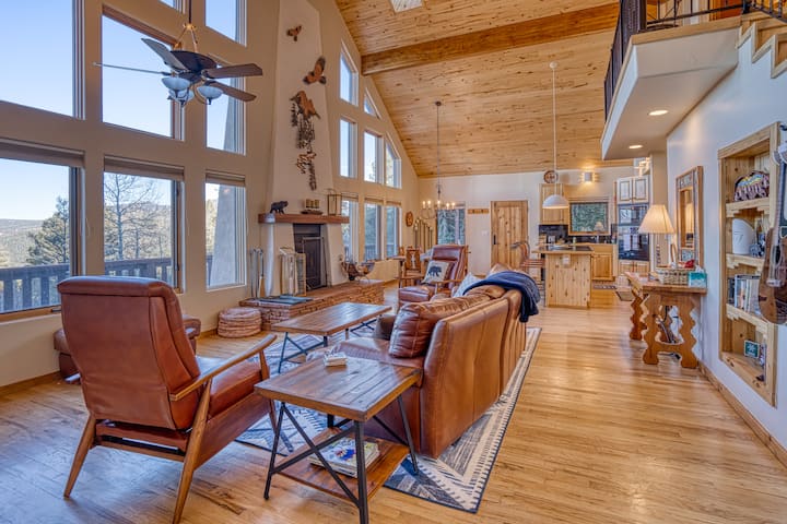 Secluded Cabin W/mtn Views/hot Tub/fiber Internet - New Mexico
