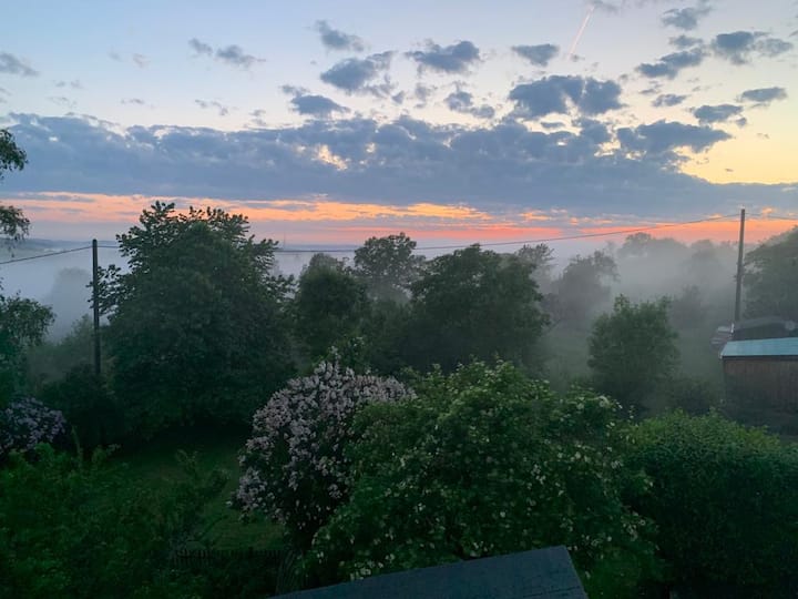 Pogled iz kuhinje u proljeće 