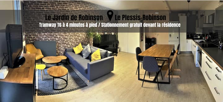 *Le Jardin de Robinson*Close to PARIS*Tram* Wifi