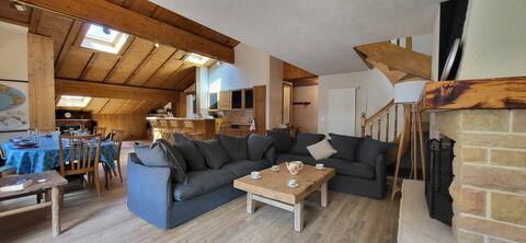 Beautiful duplex with fireplace, Les Paccots