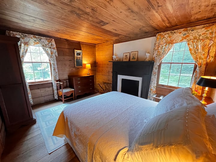 View surrounding gardens from the downstairs bedroom.