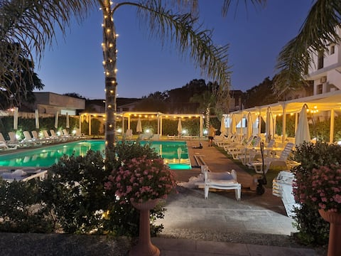 Lovely apartments with a pool.