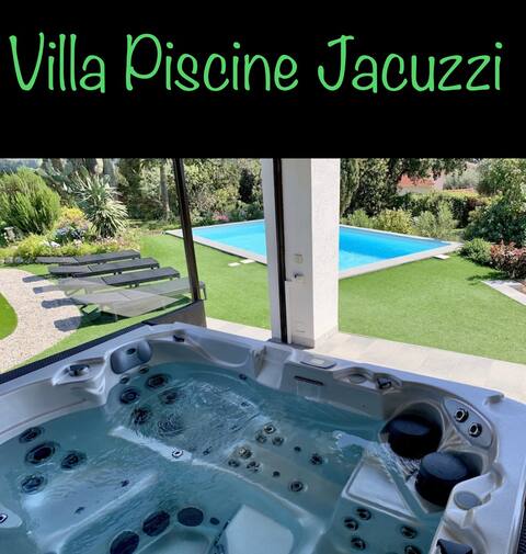 Fully air-conditioned villa - Pool - Jacuzzi