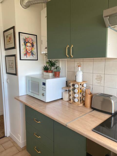 Superb bright apartment Orly 6min/Paris 10min