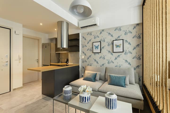 Urban Boho Studio W/ Netflix And Fast Wifi - Thessaloniki