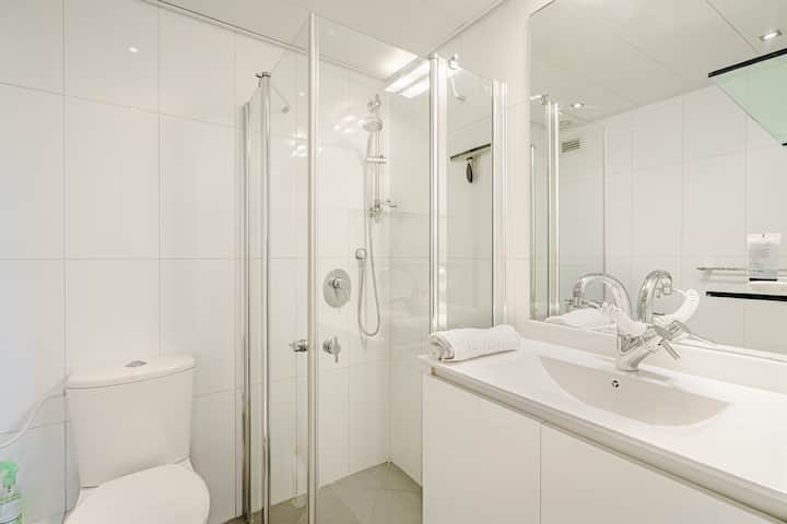 Hallway and bedroom view