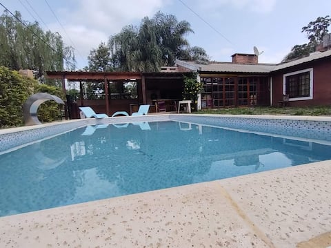 Successful Airbnb property: Los Portis Accommodation. House with pool. in Departamento San Cosme