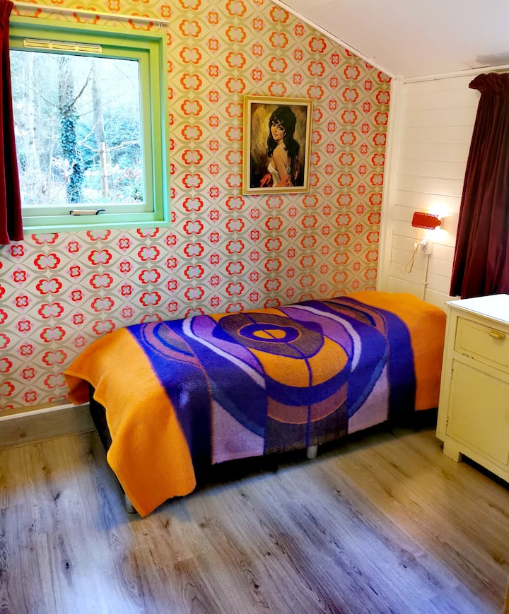 1 سرير مفرد في غرفة مزدوجة