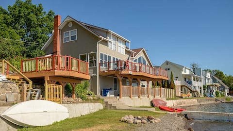 Steps To The Beach on Conesus Lake