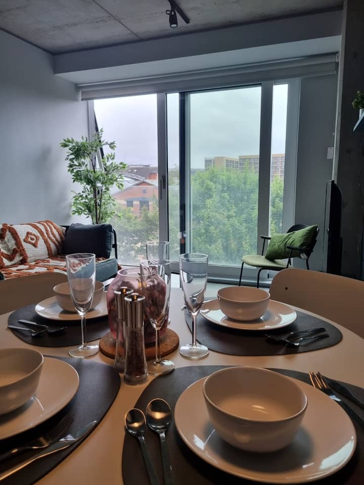 Leeds Riverside - Luxus-Apartment mit 1 Schlafzimmer - Service