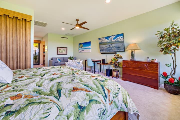 Მასტერ ‑ აპარტამენტში არის 60 დიუმიანი LG 4K ტელევიზორი გარსშემორტყმული ხმით, დივნის დივნის კაბინა და კომფორტული ქაფის მატრასი, ასევე, სამუშაო მაგიდა და სკამი მათთვის, ვინც ფიქრობს, რომ საუკეთესოა კონდომინიუმიდან, საიდანაც იშლება ხედი. Ამას გარდა, არის კარადა საქორწინო კაბისთვის განკუთვნილი სივრცით.