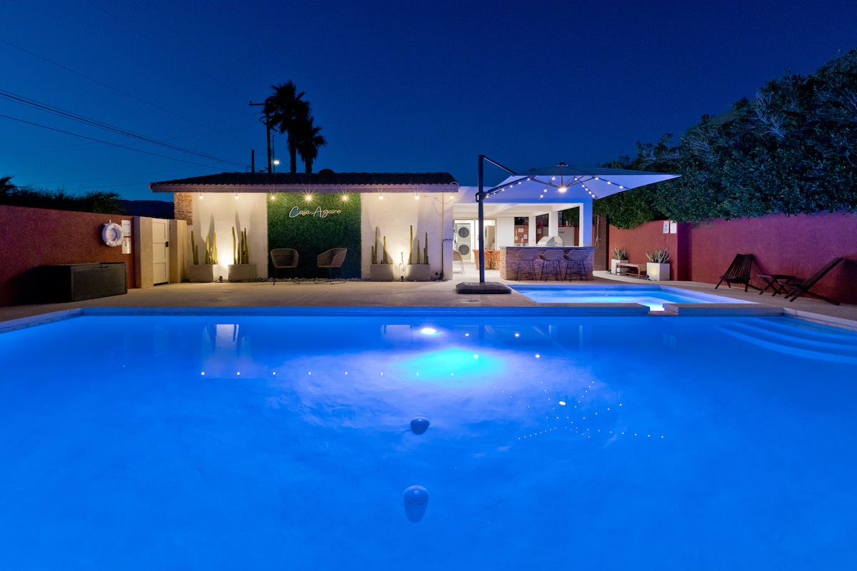 Casa Agave: Pool Spa, Views, BBQ - Houses for Rent in Desert Hot Springs,  California, United States - Airbnb