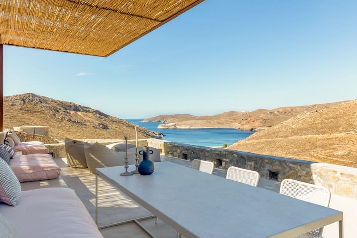 NEW! Terra Blu luxury stone villa at Vagia beach