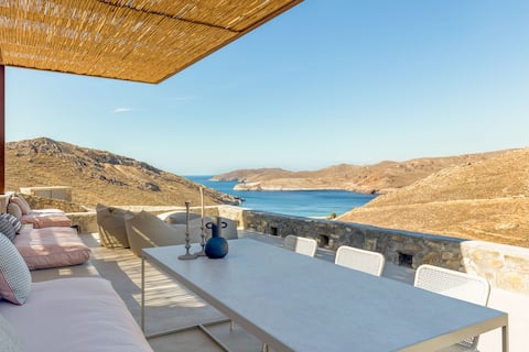 NEW! Terra Blu luxury stone villa at Vagia beach
